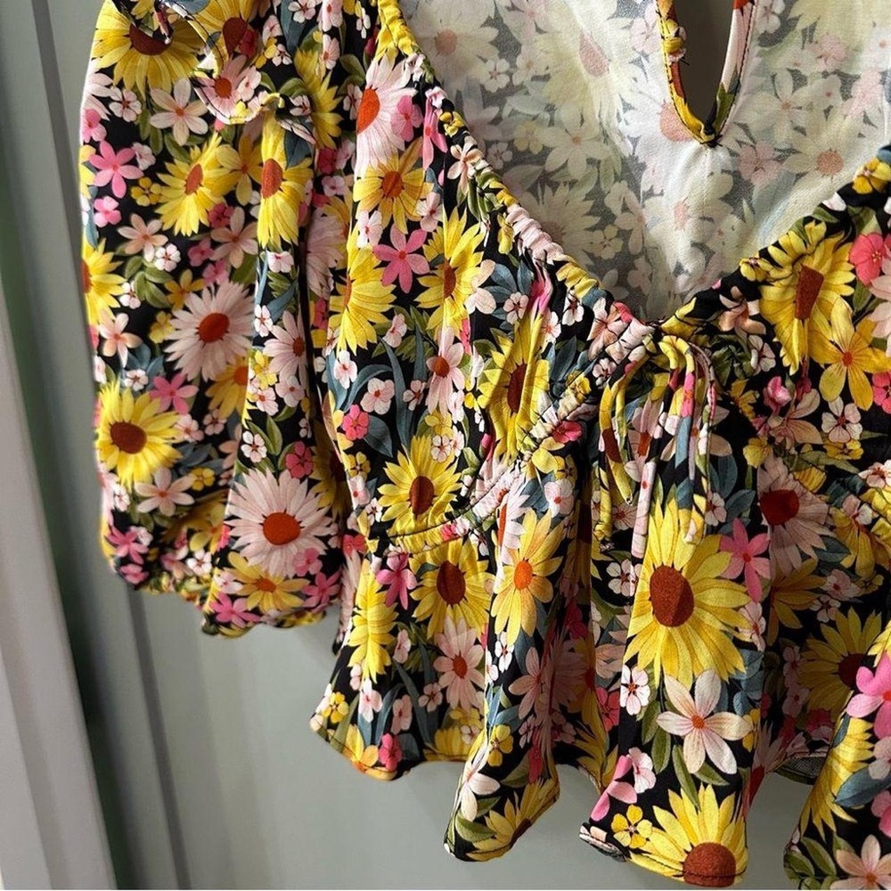 For Love And Lemons Glenn Crop Top Size Small NWT - Picture 10 of 12
